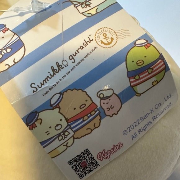 Sumikko Gurashi Neko Cat 2022 San-x Sailor Plush Stuffed Toy 9 In NWT - Picture 2 of 6